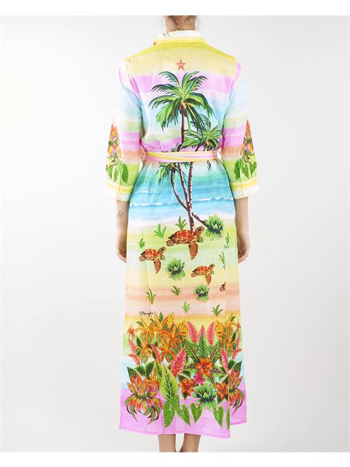 Hawaii print chemisier dress Pin Up PIN UP | Suit | PC182A97